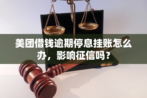 美团借钱逾期停息挂账怎么办，影响征信吗？