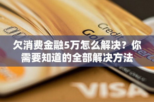 欠消费金融5万怎么解决？你需要知道的全部解决方法