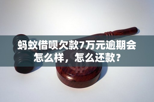 蚂蚁借呗欠款7万元逾期会怎么样，怎么还款？