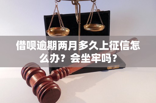 借呗逾期两月多久上征信怎么办？会坐牢吗？