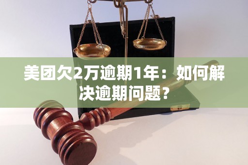 美团欠2万逾期1年：如何解决逾期问题？