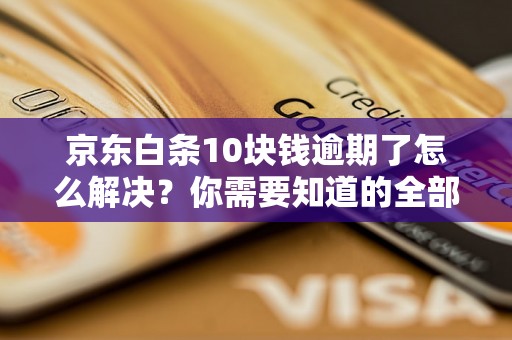 京东白条10块钱逾期了怎么解决？你需要知道的全部解决方法