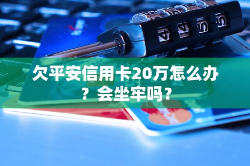 欠平安信用卡20万怎么办？会坐牢吗？