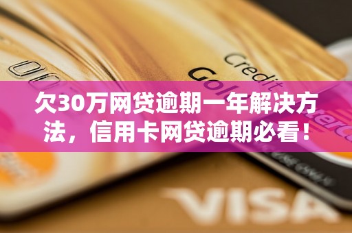 欠30万网贷逾期一年解决方法，信用卡网贷逾期必看！