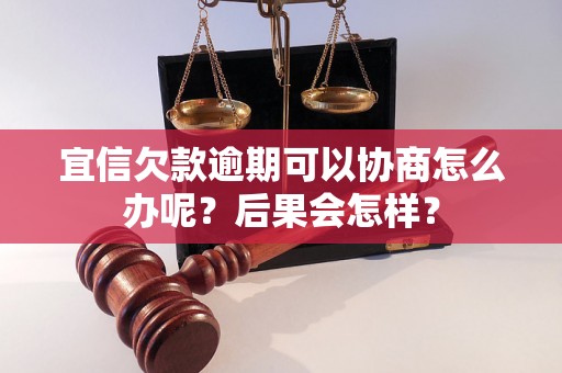 宜信欠款逾期可以协商怎么办呢？后果会怎样？