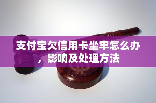 支付宝欠信用卡坐牢怎么办，影响及处理方法