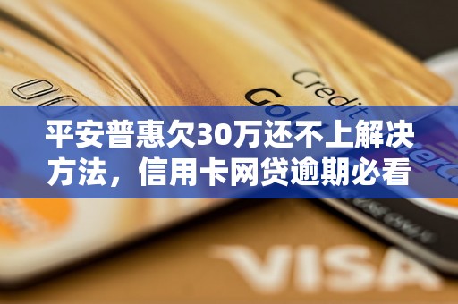 平安普惠欠30万还不上解决方法，信用卡网贷逾期必看！