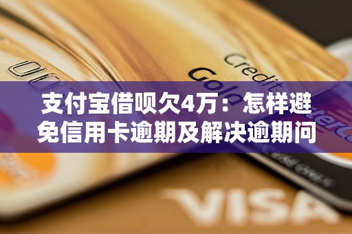 支付宝借呗欠4万：怎样避免信用卡逾期及解决逾期问题