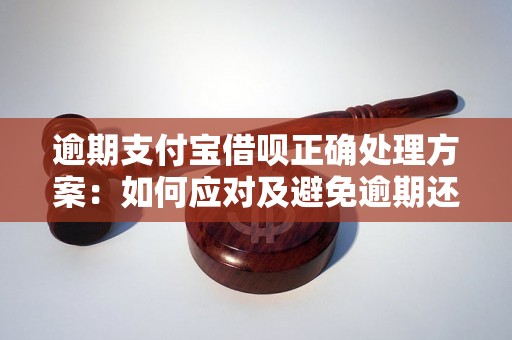 逾期支付宝借呗正确处理方案：如何应对及避免逾期还款问题