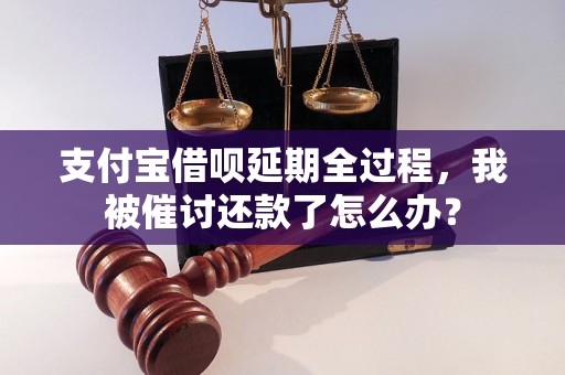 支付宝借呗延期全过程，我被催讨还款了怎么办？