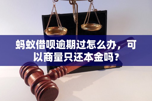 蚂蚁借呗逾期过怎么办，可以商量只还本金吗？