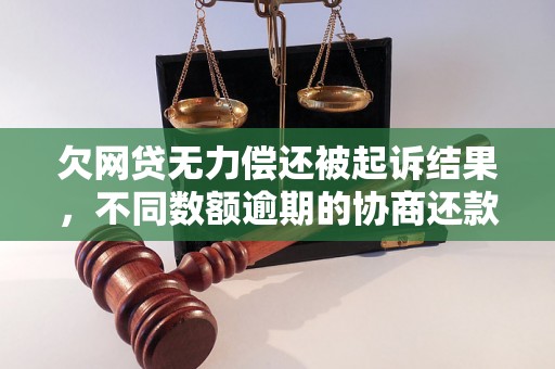 欠网贷无力偿还被起诉结果，不同数额逾期的协商还款经验分享