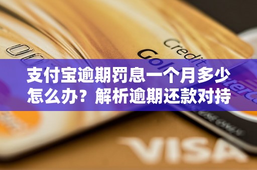 支付宝逾期罚息一个月多少怎么办？解析逾期还款对持卡人的影响