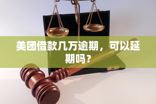 美团借款几万逾期，可以延期吗？