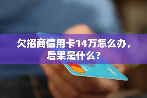 欠招商信用卡14万怎么办，后果是什么？