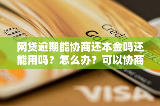 网贷逾期能协商还本金吗还能用吗？怎么办？可以协商还本金吗？