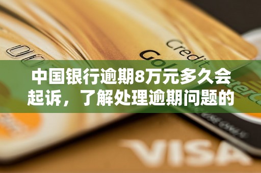 中国银行逾期8万元多久会起诉，了解处理逾期问题的相关流程和方法