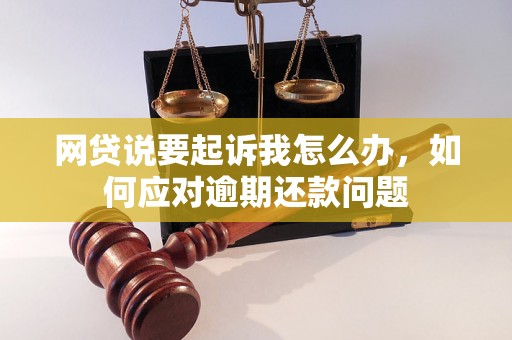 网贷说要起诉我怎么办，如何应对逾期还款问题