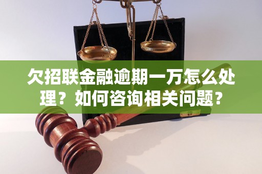 欠招联金融逾期一万怎么处理？如何咨询相关问题？