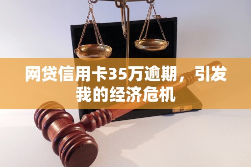 网贷信用卡35万逾期，引发我的经济危机