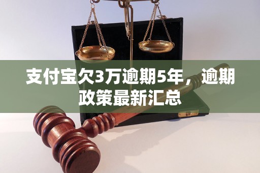 支付宝欠3万逾期5年，逾期政策最新汇总