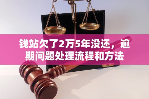 钱站欠了2万5年没还，逾期问题处理流程和方法