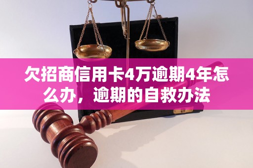 欠招商信用卡4万逾期4年怎么办，逾期的自救办法