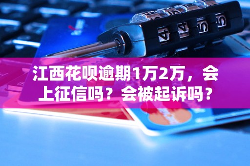 江西花呗逾期1万2万，会上征信吗？会被起诉吗？