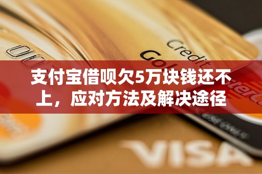 支付宝借呗欠5万块钱还不上，应对方法及解决途径