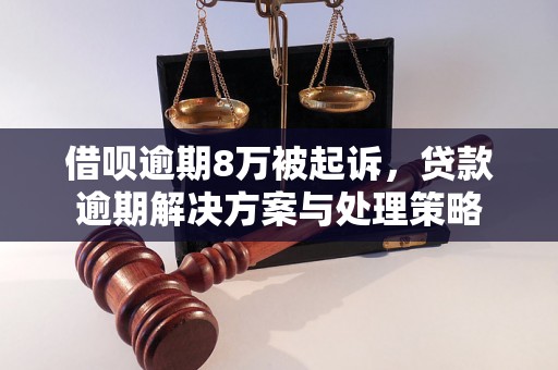 借呗逾期8万被起诉，贷款逾期解决方案与处理策略