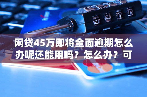 网贷45万即将全面逾期怎么办呢还能用吗？怎么办？可以协商还本金吗？