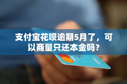 支付宝花呗逾期5月了，可以商量只还本金吗？