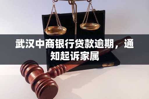 武汉中商银行贷款逾期，通知起诉家属