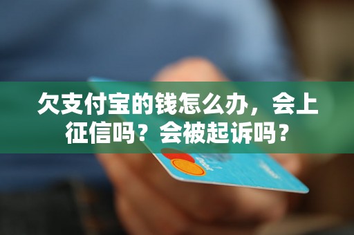 欠支付宝的钱怎么办，会上征信吗？会被起诉吗？