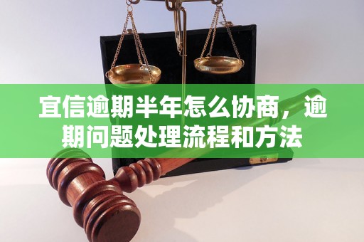 宜信逾期半年怎么协商，逾期问题处理流程和方法