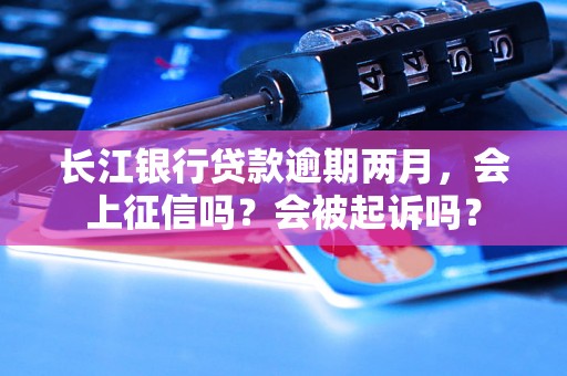 长江银行贷款逾期两月，会上征信吗？会被起诉吗？