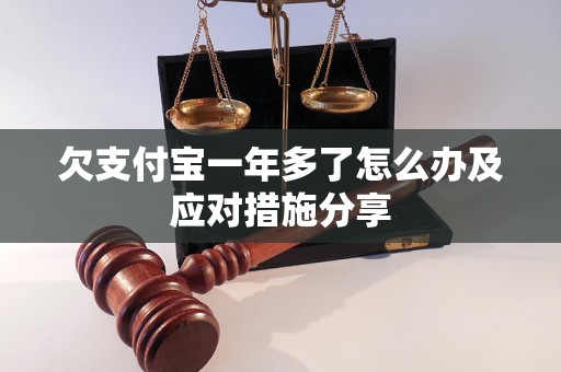 欠支付宝一年多了怎么办及应对措施分享