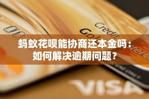 蚂蚁花呗能协商还本金吗：如何解决逾期问题？