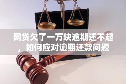 网贷欠了一万块逾期还不起，如何应对逾期还款问题