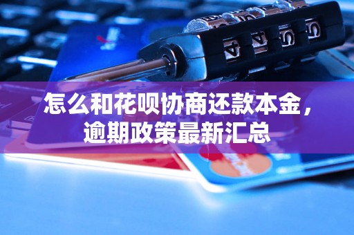 怎么和花呗协商还款本金，逾期政策最新汇总