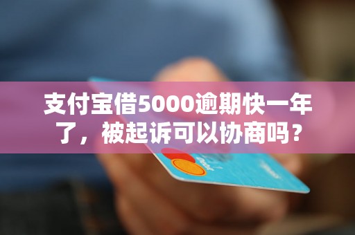 支付宝借5000逾期快一年了，被起诉可以协商吗？