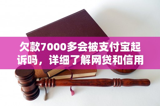 欠款7000多会被支付宝起诉吗，详细了解网贷和信用卡逾期法律后果