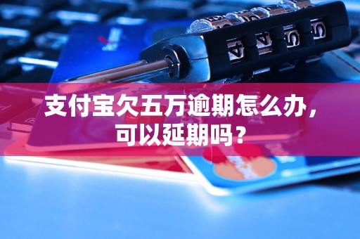 支付宝欠五万逾期怎么办，可以延期吗？