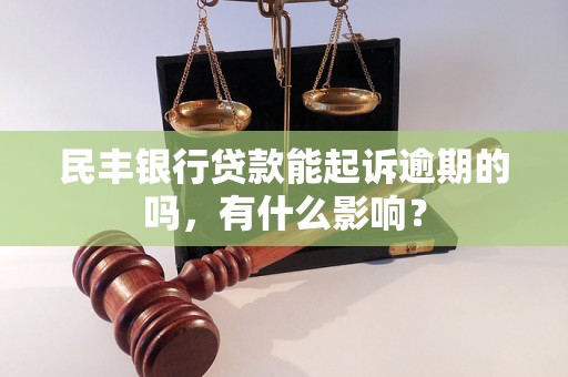 民丰银行贷款能起诉逾期的吗，有什么影响？