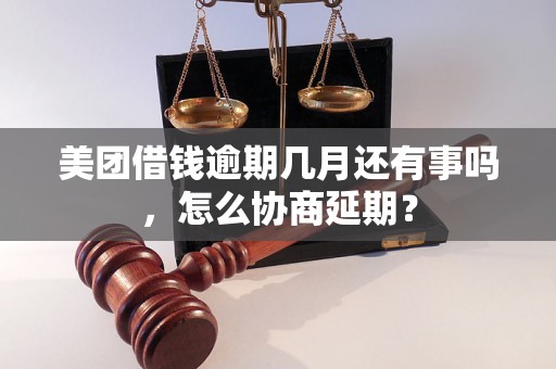 美团借钱逾期几月还有事吗，怎么协商延期？