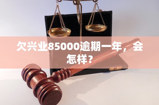 欠兴业85000逾期一年，会怎样？