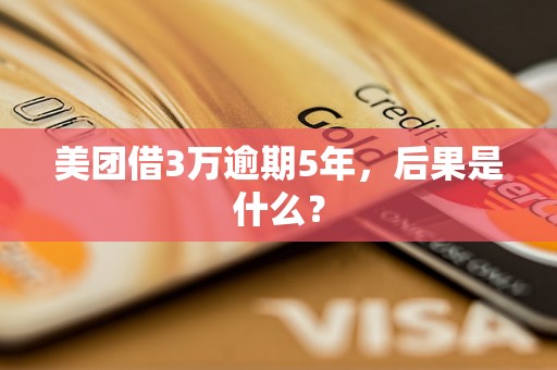 美团借3万逾期5年，后果是什么？