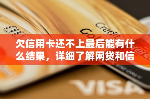 欠信用卡还不上最后能有什么结果，详细了解网贷和信用卡逾期法律后果