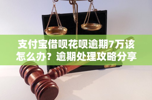 支付宝借呗花呗逾期7万该怎么办？逾期处理攻略分享