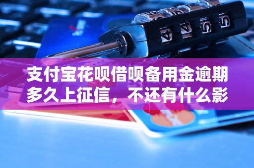 支付宝花呗借呗备用金逾期多久上征信，不还有什么影响？